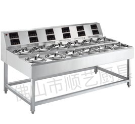 智能烹饪新体验 顺艺紫砂煲仔饭机单层双列6头数码煲仔饭机全自动煲仔饭机煲仔炉评测